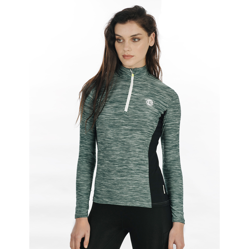 Horseware Winter Aveen Ladies Technical Top - Storm Green-2